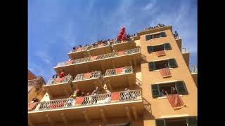 Corfu pot throwing 2018. Easter Saturday. Greece.