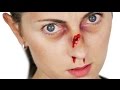 BROKEN NOSE MAKEUP TUTORIAL / HalloweenXTRA 23