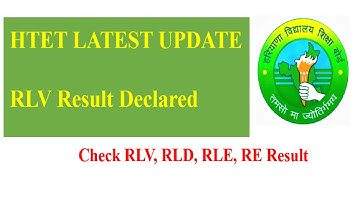 HTET RLV RESULT LATEST UPDATE | RLV | RLE | RLD | CS GYAN ONLINE By Sonu Arya