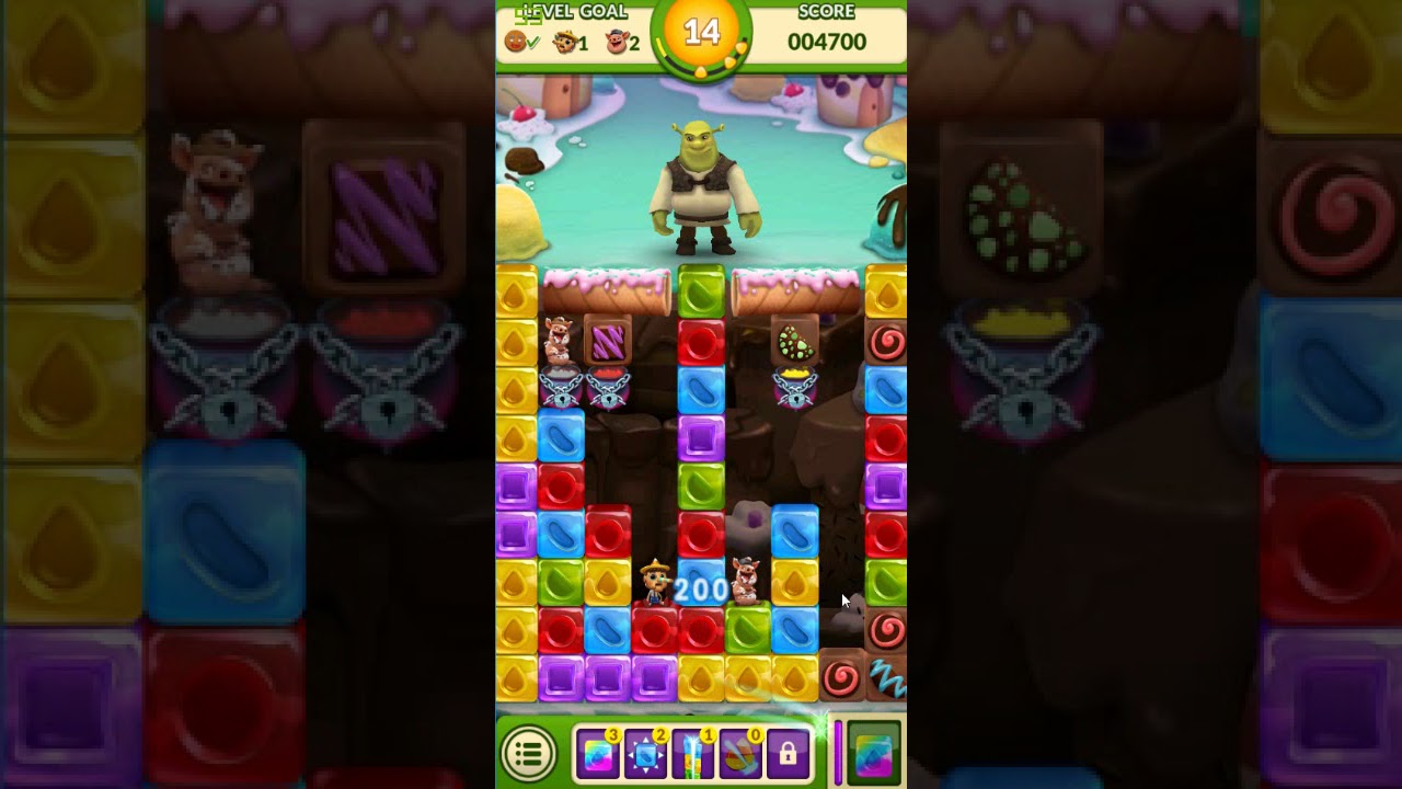 Shrek Sugar Fever level 106 no boosters 😈