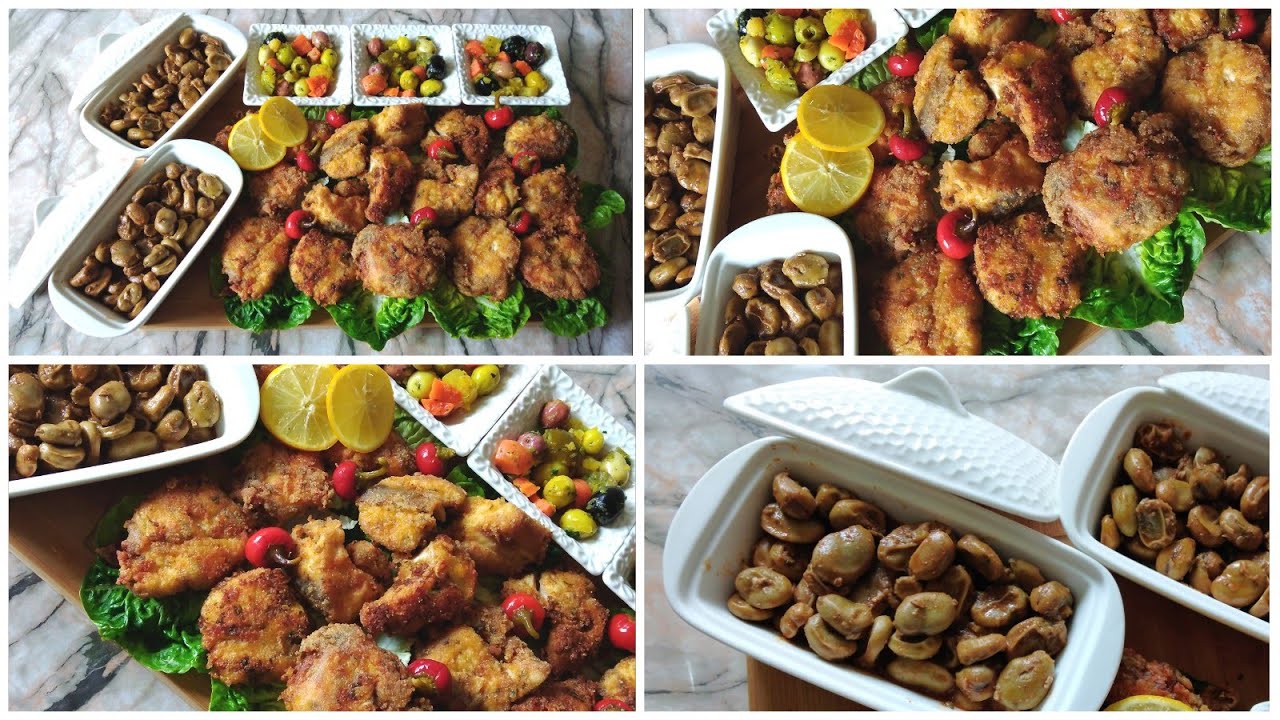 سمك الفرخ مقلي مع سر القرمشة🐟مرفوق بفول مشرمل على الطريقة المغربية كيجي بنين ومعلك😋