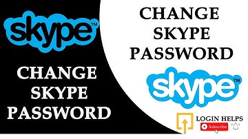 How to Change Skype Password? Skype Password Change Video Tutorial 2021 | Skype Account