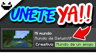 🌮👽JAVA y BEDROCK🍸Como jugar con amigos en MULTIJUGADOR en Minecraft✋🤑TODOS los DISPOSITIVOS🤑👌