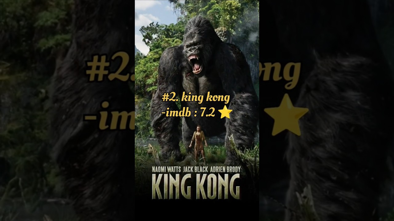 Top 5 Biggest Monsters😱movies with highest imdb rating  #shorts
