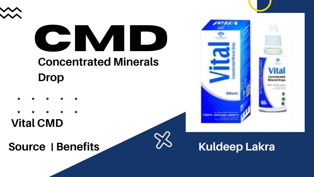 Vital CMD Concentrated Minerals Drop What is Minerals CMD