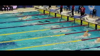 100 m breaststroke B final at Canadian Olympic Trials 2024