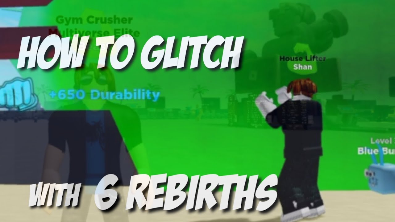How to Glitch Pet 6 Rebirths on Muscle Legends - YouTube