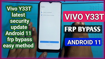 Vivo y33t frp bypass Google Account/ FRP Bypass - ANDROID 11 (Without Computer)