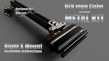 BLV mgn Cube: Metal kit - Right X mount assembly instructions