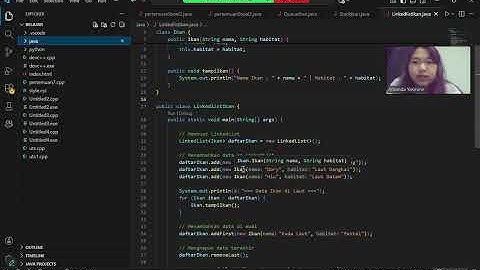 LinkedList || TUGAS ALGORITMA PEMROGRAMAN DAN STRUKTUR DATA || Pertemuan 11.