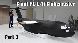 BUILDING A GIANT 6 meters RC C17 Globemaster/ Part 2