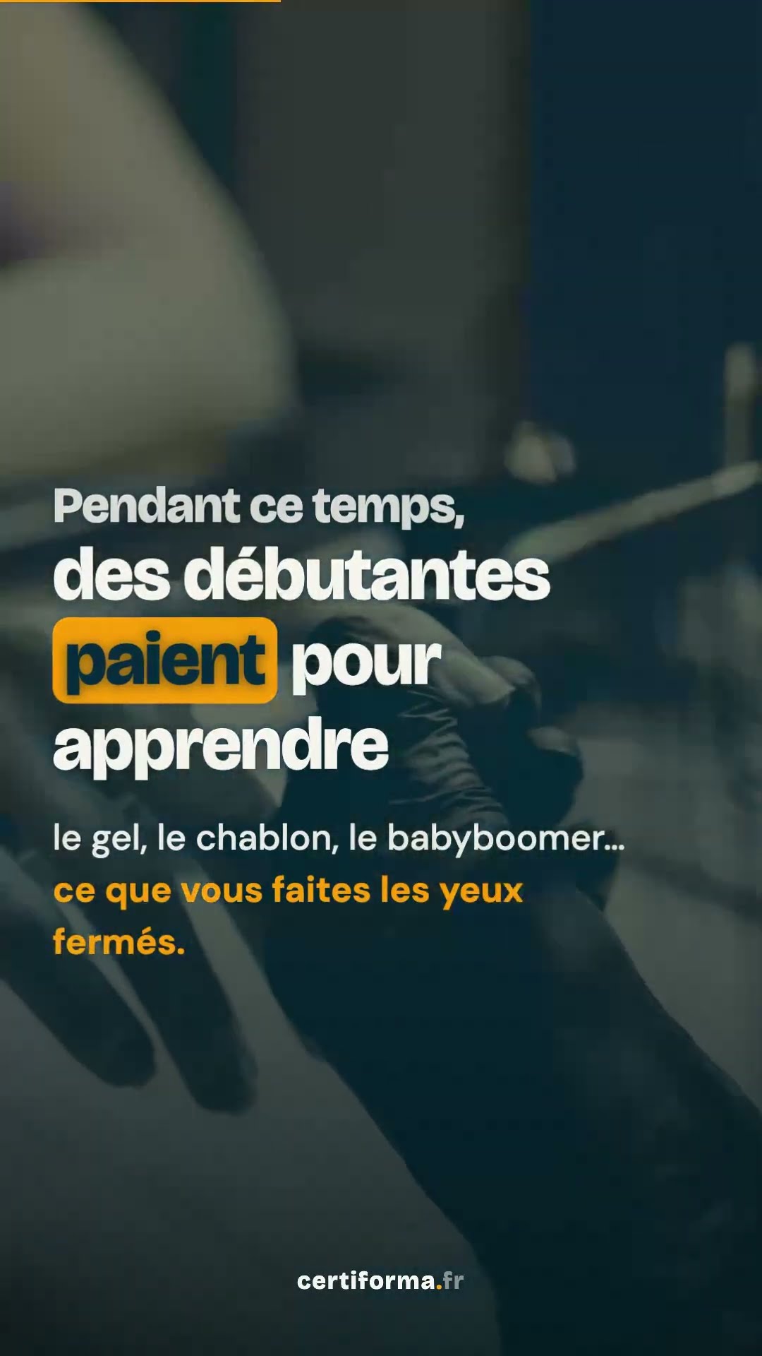 Vidéo Certiforma : devenir formatrice prothésiste ongulaire, les étapes