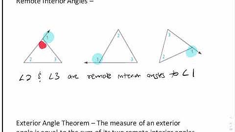 Geometry Notes 3.4 Parallel Lines & Triangles