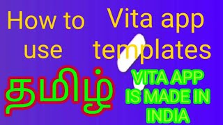 vita app editing video templates  in Tamil // vita app is made in india screenshot 5