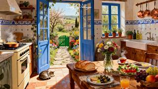 Peaceful Spring Morning in a Cozy Farmhouse Kitchen | Vintage Oldies Music for Relax & Unwind screenshot 4