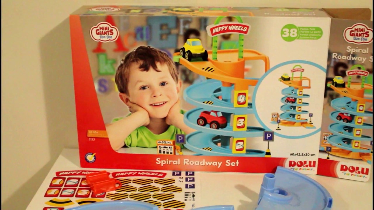 car spiral track toy