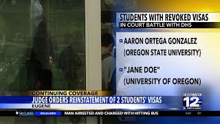 Oregon attorney for international student talks court battle over revoked visas
