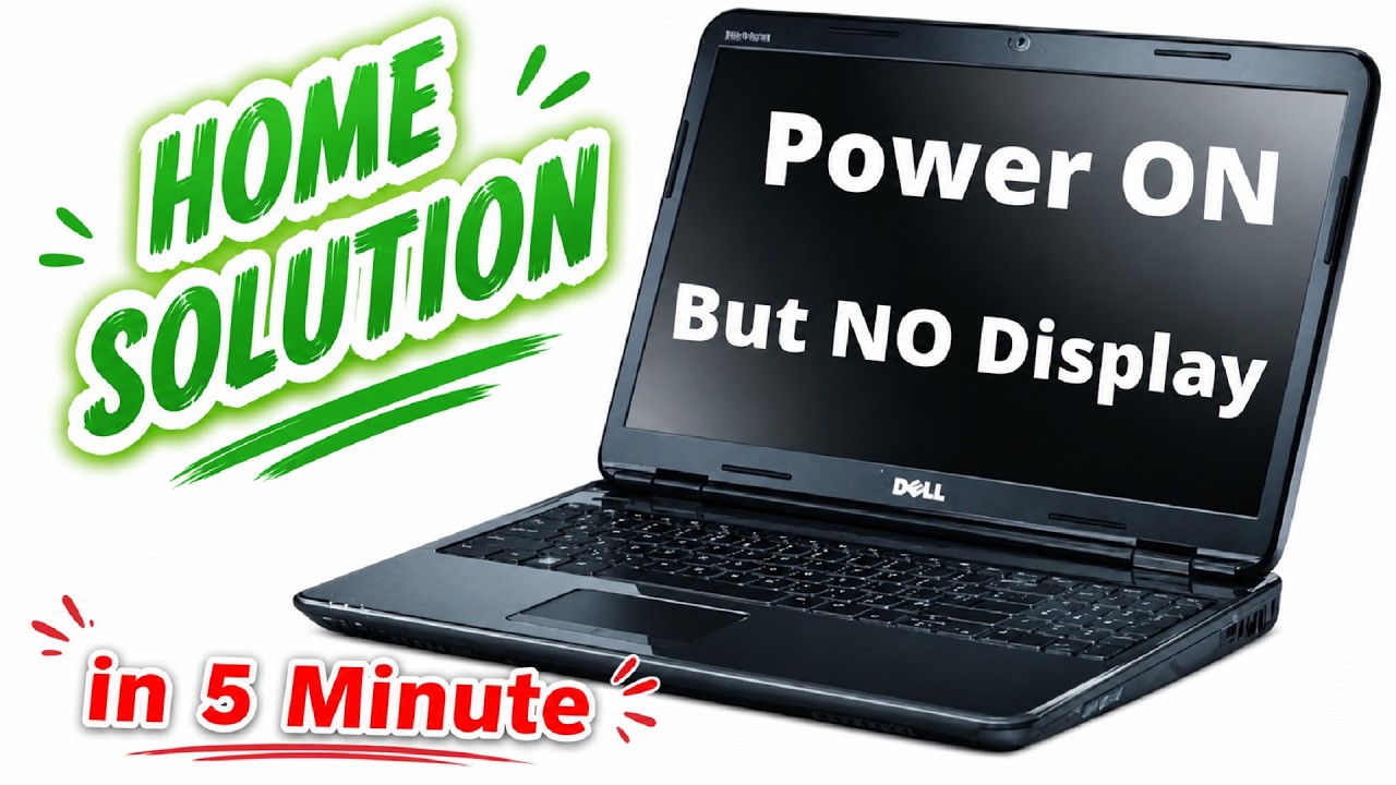 ( Fixed ) Laptop Power on But No Display ( Black /... - youtube