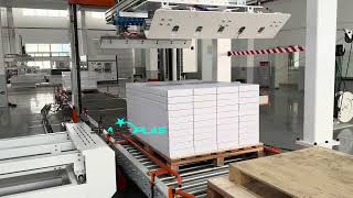 SPC Flooring Automatic Packaging, Stacking & Wrapping System