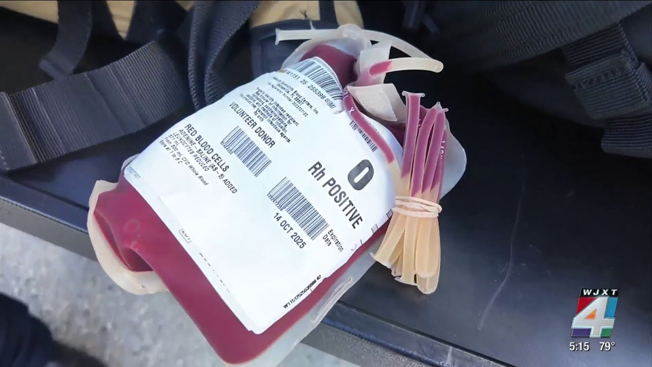 St. Johns County Fire Rescue's on-scene blood transfusion saves
