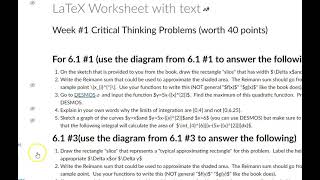 Math WORD doc to Canvas Page Part 1