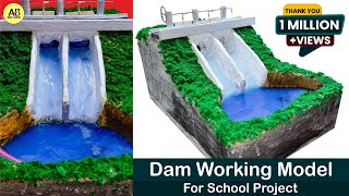 How to make dam working model for school Project