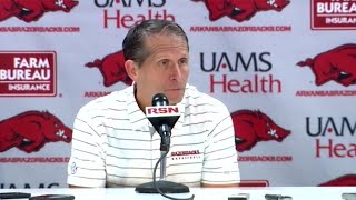 Eric Musselman postgame - Arkansas 65, UNC Greensboro