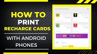 How to print recharge cards with android phone screenshot 5