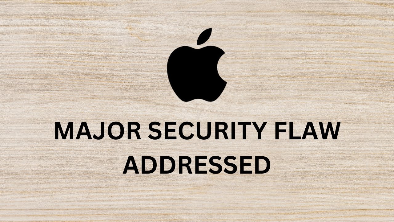 iPhone's major security flaw