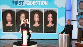 Ellen Tests David Spade's Talk Show Host Skills in 'First Question'