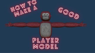 how to make a capuchin/gorilla tag style player model (gorilla tag fan Game(