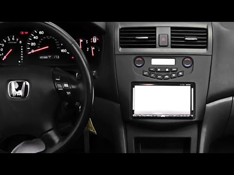 Car Radio Stereo Single DIN Dash Kit Harness Dash for 2003-2007 Honda Accord 