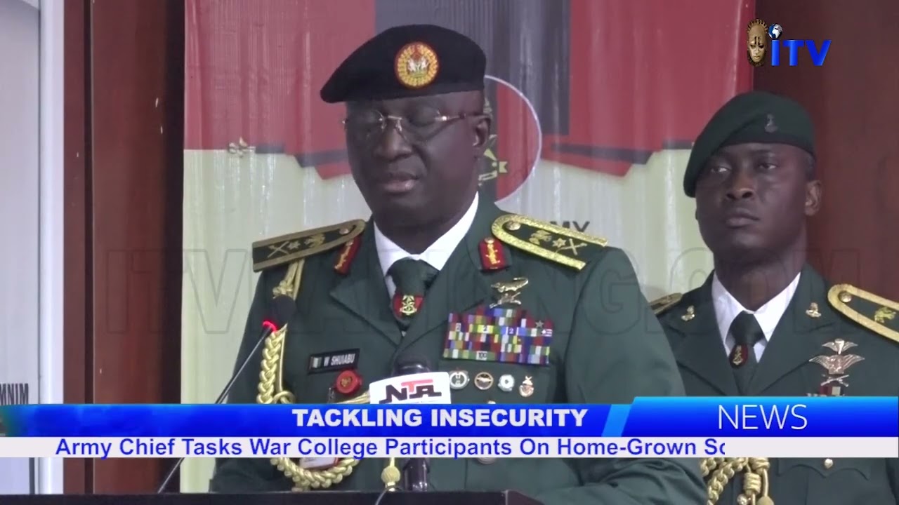  Army Chief Tasks War College Participants On Home-Grown Solutions For Tackling Insecurity