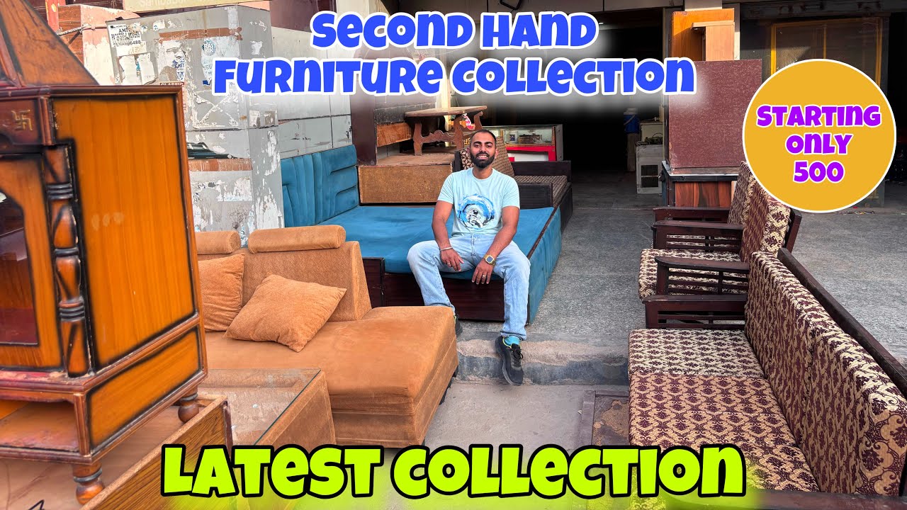 Latest Collection of Cheapest Second Hand Furniture Market in Delhi #furniture #decor #interior