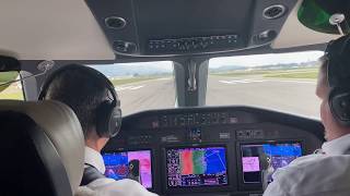 Cessna Latitude Jet Takeoff Demo flight from Santa Barbara