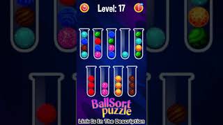 Balls Sorting Color Switch Game Level 17 screenshot 3
