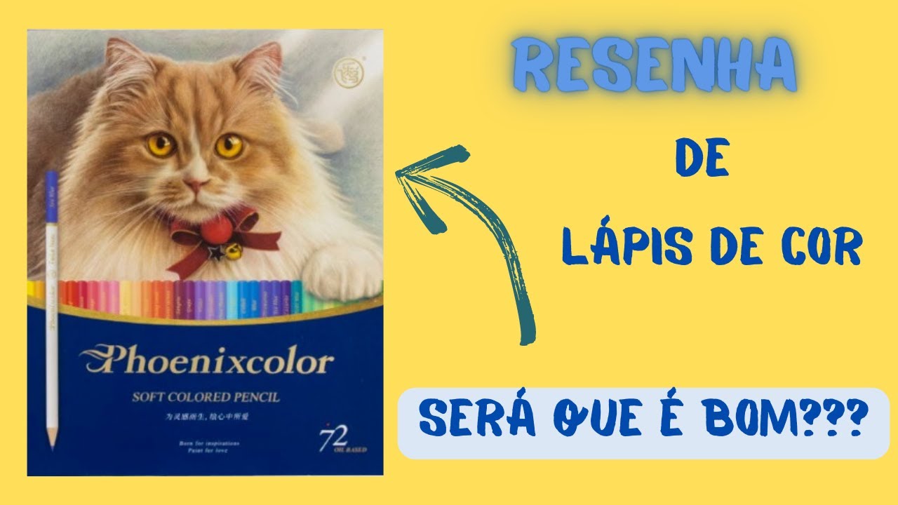 Resenha Lápis de cor PHOENIXCOLOR