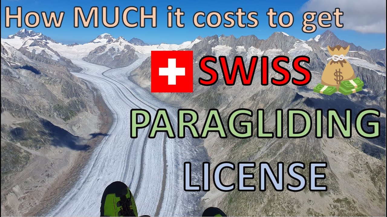 How much does it cost to get a Paragliding License in Switzerland