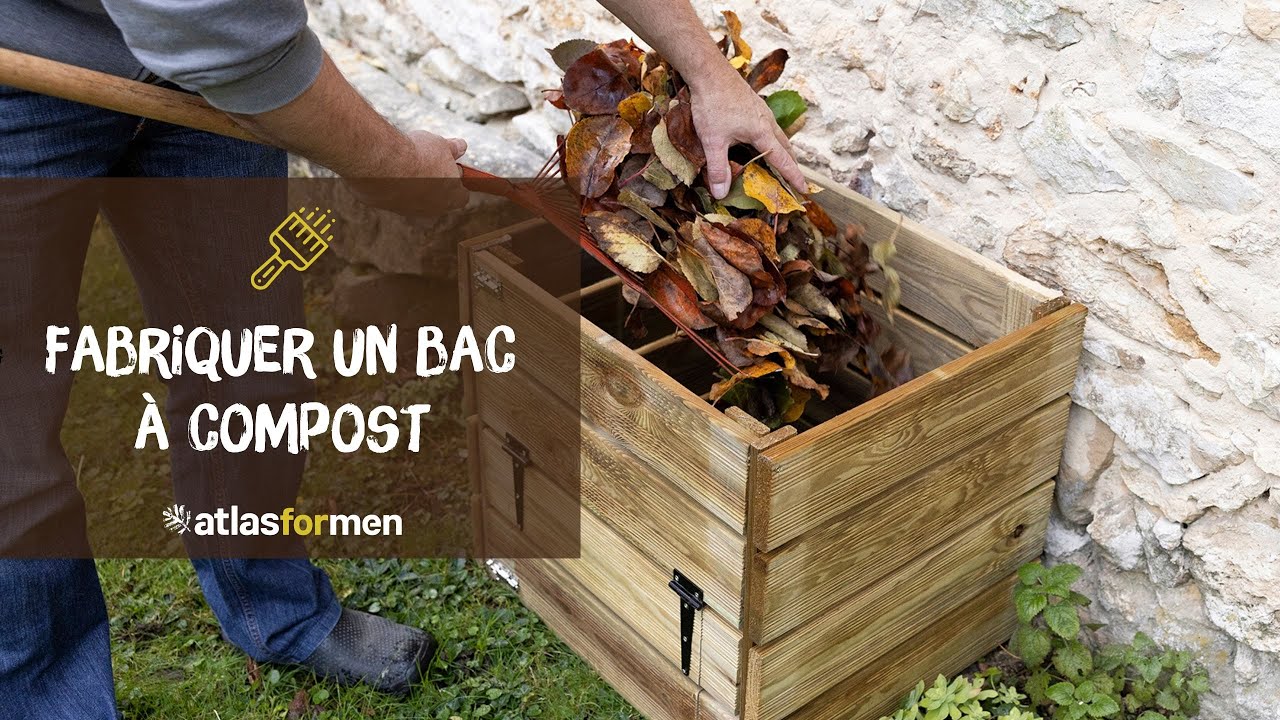 Fabriquer un composteur en bois de palette  Composteur bois, Composteur de  jardin, Fabriquer un composteur