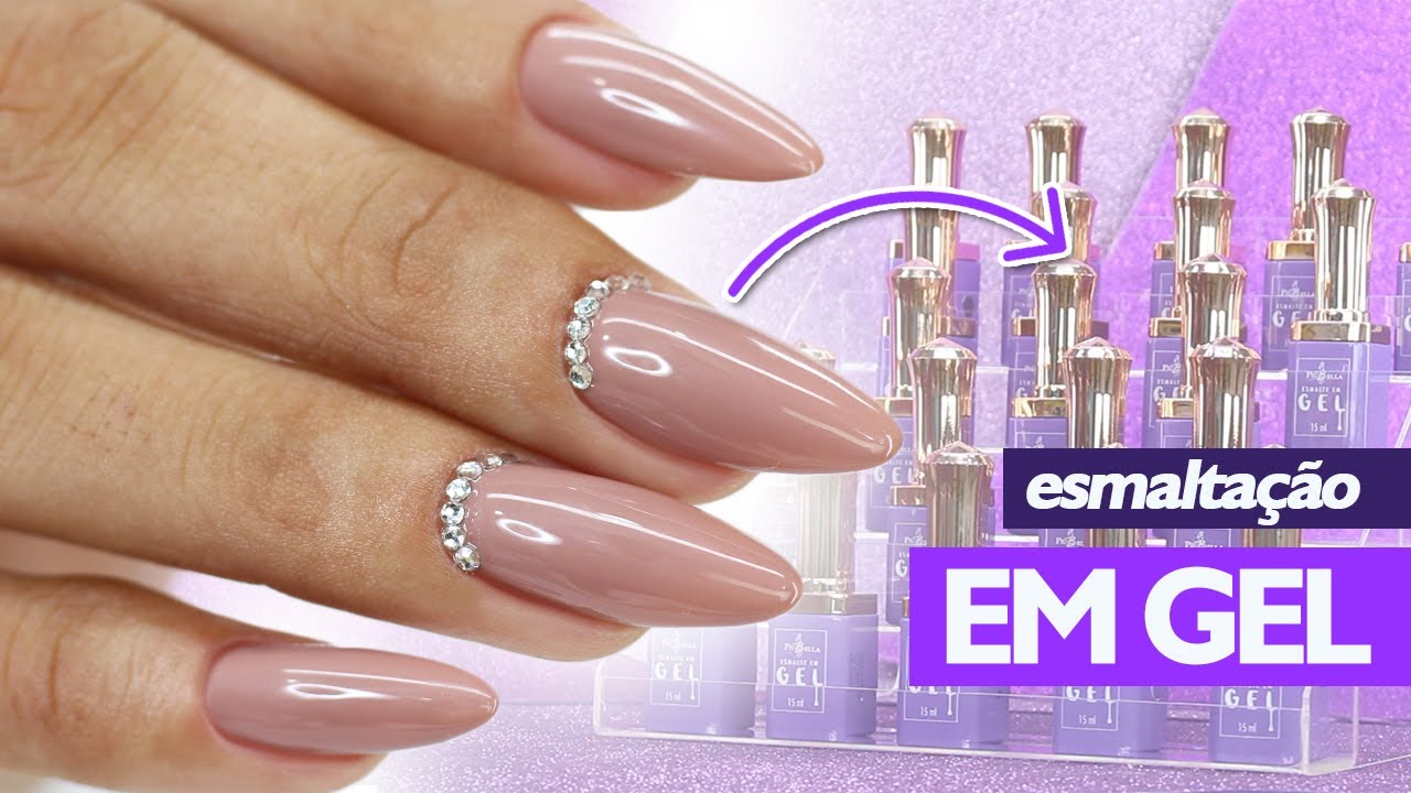 ESMALTAÇÃO EM GEL QUE DURA 30 DIAS - YouTube