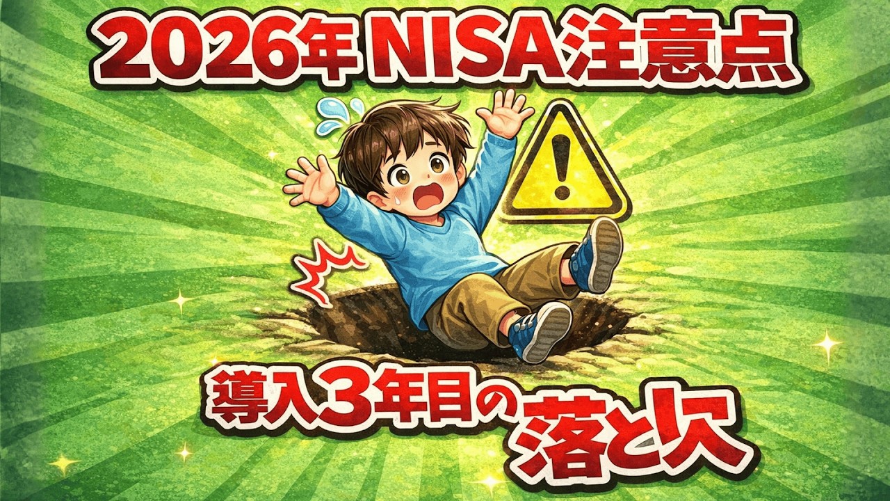 【警告】新NISA 3年目の落とし穴がヤバすぎる…100万円損する前に今すぐ止めるべき「NG行動」|大人のための経済チャンネル