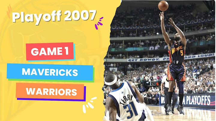 Golden State Warriors vs. Dallas Mavericks, NBA Playoff G1, Full Game, April 22, 2007