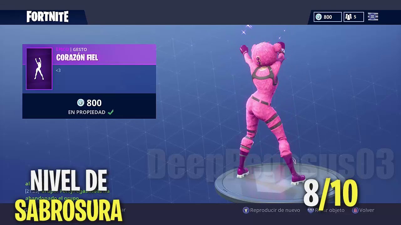 👉 ASI SE VEN LOS CULOS DE FORTNITE CON EL *NUEVO* BAILE CORAZON FIEL 🔥 !!