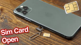 How to Insert & Remove Sim Card iPhone 11 Pro & iPhone 11 Pro Max