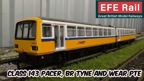 EFE Rail Class 143 Pacer in BR Tyne & Wear PTE livery | Review and Running
