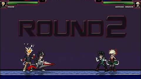 M.U.G.E.N: Kazuki and Tsuna Vs Deku and Bakugo