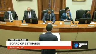 Board of Estimates; February 1, 2023