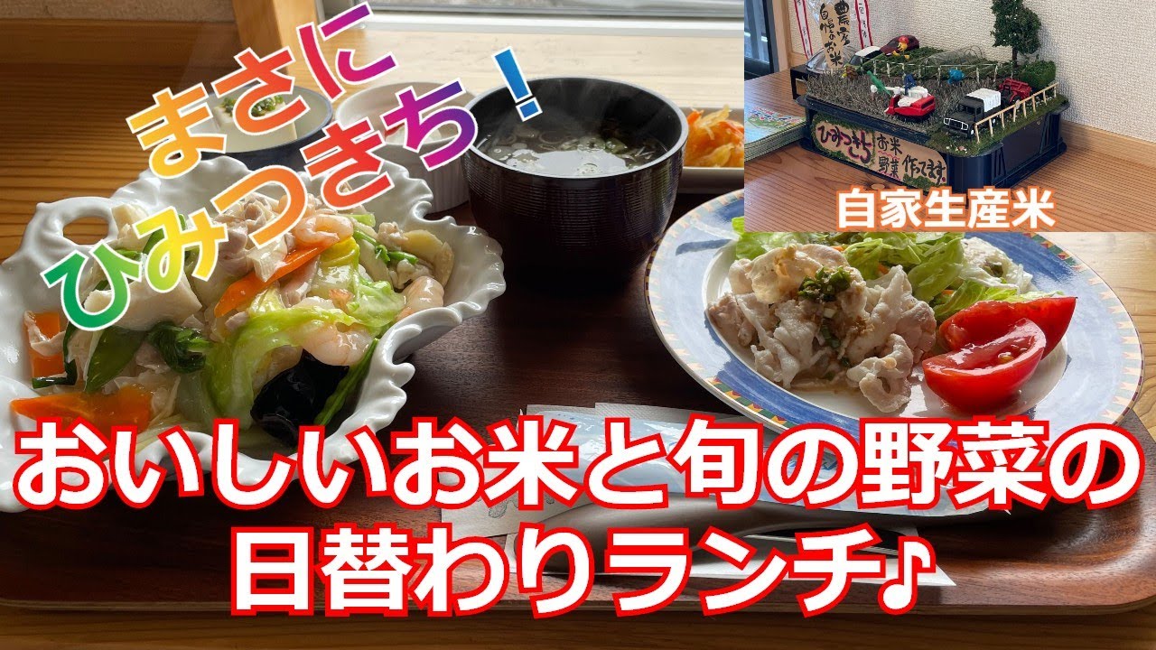 日替わりランチのみ 農家さんが経営する隠れ家的お店 栃木県那須塩原市上厚崎 ひみつきち ごはん屋さん 29 Youtube