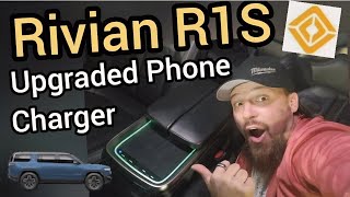 Rivian Cell Phone Charger LED Upgrade. ⚡️ Faster Charging & more!