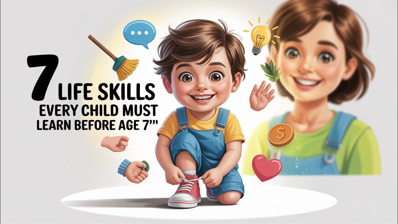 7 Life Skills Every Child Should Learn Before Age 7 - YouTube